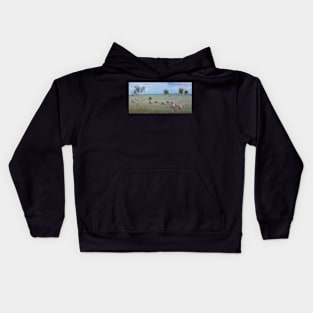 'Haybale Paddock' Kids Hoodie